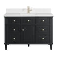 thumbnail image 1 of James Martin Vanities 424-V48-1Wz Lorelai 48" Single Basin Wood Vanity Set - Black, 1 of 6