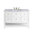 thumbnail image 1 of James Martin Vanities 330-V48-BW-3CAR Breckenridge 48" Free Standing Single Basin Poplar, 1 of 7