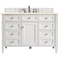 James Martin Vanities 655-V48-3Emr Brittany 48" Single Basin Poplar Wood Vanity Set -