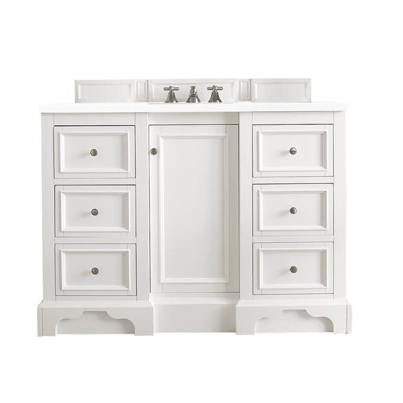 James Martin Vanities 825-V48-3Wz De Soto 48" Free Standing Single Basin Vanity Set -