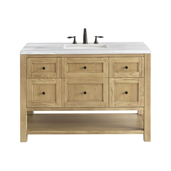 James Martin Vanities 330-V48-3Af Breckenridge 48" Free Standing Single Basin Poplar Wood