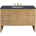 thumbnail image 1 of James Martin Vanities 435-V48-LNO-3CSP Hudson 48" Free Standing Single Basin Poplar Wood, 1 of 7