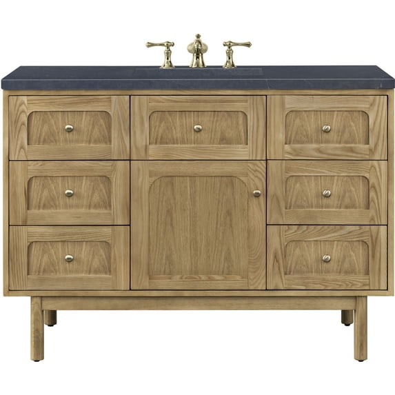 James Martin Vanities 545-V48-LNO-3CSP Laurent 48" Single Basin Poplar Wood Vanity Set -