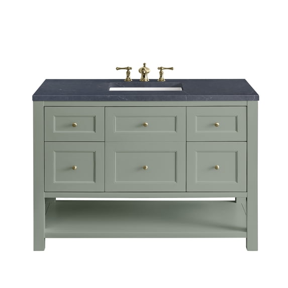 James Martin Vanities 330-V48-SC-3CSP Breckenridge 48" Free Standing Single Basin Poplar