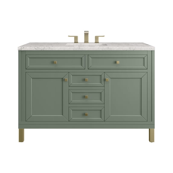 James Martin Vanities 305-V48-3Ejp Chicago 48" Free Standing Or Wall Mounted Single Basin