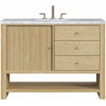 thumbnail image 1 of James Martin Vanities D404-V48-3Car Marigot 48" Single Basin Wood Vanity Set - Sunwashed, 1 of 6