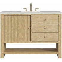 James Martin Vanities D404-V48-3Ldl Marigot 48" Single Basin Wood Vanity Set - Sunwashed