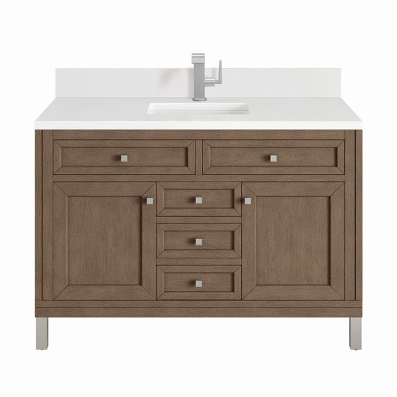 James Martin Vanities 305-V48-1Wz Chicago 48" Single Basin Wood Vanity Set - Wood
