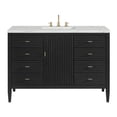 thumbnail image 1 of James Martin Vanities 485-V48-CBO-3ENC Myrrin 48" Single Basin Wood Vanity Set - Carbon, 1 of 7