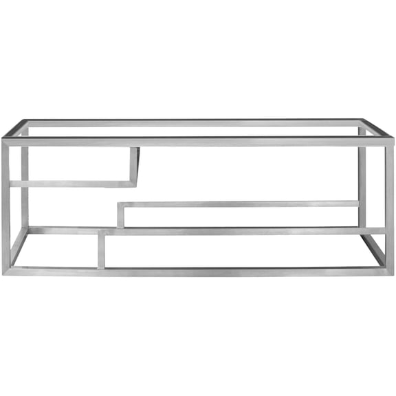 James Martin Vanities 983-B48 Columbia 48" Stainless Steel Cabinet Legs Only - Nickel