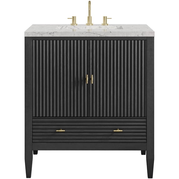 James Martin Vanities 485-V30-3Ejp Myrrin 30" Free Standing Single Basin Hardwood Vanity