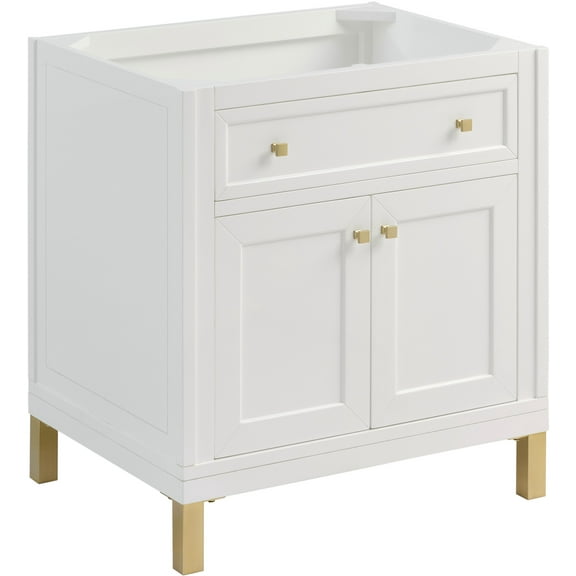 James Martin Vanities 503-V30 Chicago 30" Dual-Mounted Single Basin Vanity Cabinet Only -
