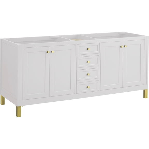 James Martin Vanities 503-V72 Chicago 72" Free Standing Double Basin Vanity Cabinet Only -