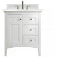 thumbnail image 1 of James Martin Vanities 527-V30-3Af Palisades 30" Free Standing Single Vanity Set - White, 1 of 7