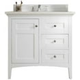 thumbnail image 1 of James Martin Vanities 527-V36-BW-3EJP Palisades 36" Free Standing Single Basin Vanity Set, 1 of 7