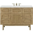 thumbnail image 1 of James Martin Vanities 545-V48-Fenc Laurent 48" Single Basin Poplar Wood Vanity Set - Light, 1 of 7