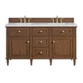 thumbnail image 1 of James Martin Vanities 424-V60D-WLT-3ENC Lorelai 60" Double Basin Wood Vanity Set -, 1 of 7
