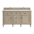 thumbnail image 1 of James Martin Vanities 424-V60D-WWO-3LDL Lorelai 60" Double Basin Wood Vanity Set -, 1 of 7