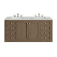 thumbnail image 1 of James Martin Vanities 305-V60d-3Ejp Chicago 60" Free Standing Or Wall Mounted Double Basin, 1 of 7