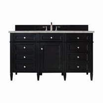 James Martin Vanities 650-V60s-3Vsl Brittany 60" Single Basin Poplar Wood Vanity Set -