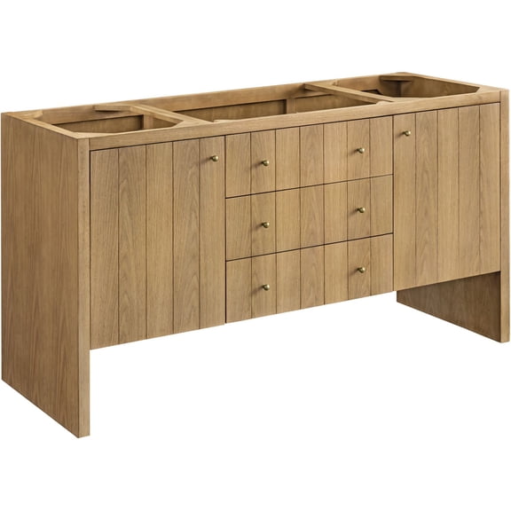 James Martin Vanities 435-V60S-LNO Hudson 60" Single Free Standing Wood Vanity Cabinet