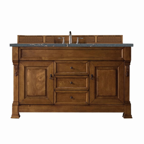 James Martin Vanities 147-114-531-3Pbl Brookfield 60" Single Basin Wood Vanity Set - Wood