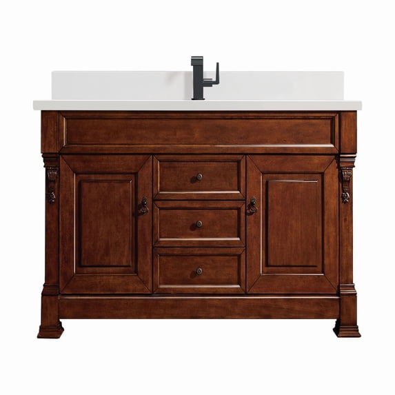 James Martin Vanities 147-114-531-1Wz Brookfield 60" Single Basin Wood Vanity Set - Warm