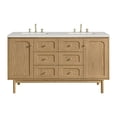 thumbnail image 1 of James Martin Vanities 545-V60d-3Ldl Laurent 60" Double Basin Poplar Wood Vanity Set -, 1 of 7