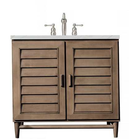 James Martin Vanities 620-V36-3Enc Portland 36" Free Standing Single Basin Hardwood Vanity