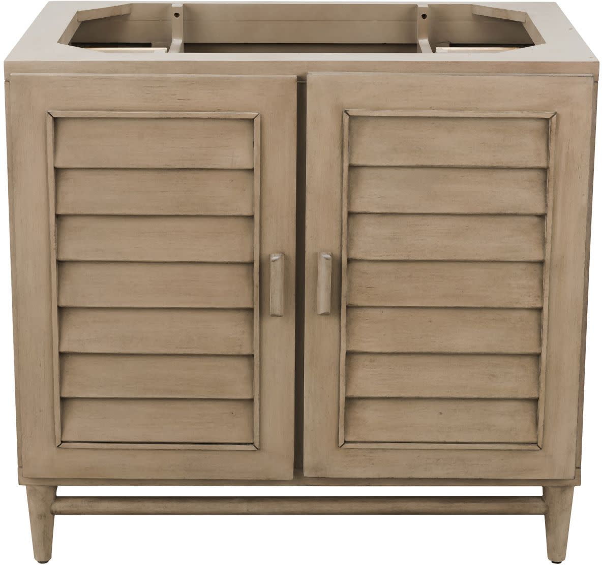 Portland 36" Whitewashed Walnut Single Vanity Base