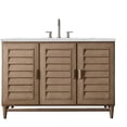 thumbnail image 1 of James Martin Vanities 620-V48-WW-FENC Portland 48" Free Standing Single Basin Birch Wood, 1 of 7
