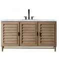 thumbnail image 1 of James Martin Vanities 620-V60S-WW-3CAR Portland 60" Free Standing Single Basin Vanity Set, 1 of 7