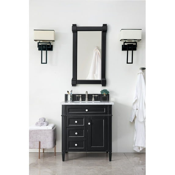 James Martin Vanities 650-V30-3Clw Brittany 30" Free Standing Single Basin Hardwood Vanity