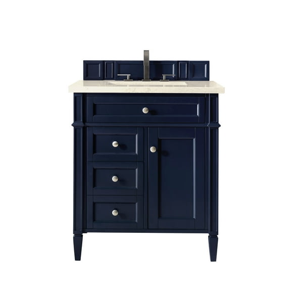 James Martin Vanities 650-V30-3Emr Brittany 30" Single Basin Poplar Wood Vanity Set -