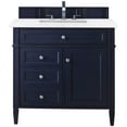 thumbnail image 1 of James Martin Vanities 650-V36-VBL-3CAR Brittany 36" Single Basin Poplar Wood Vanity Set -, 1 of 7