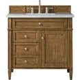 thumbnail image 1 of James Martin Vanities 650-V36-SBR-3CAR Brittany 36" Single Basin Poplar Wood Vanity Set -, 1 of 7