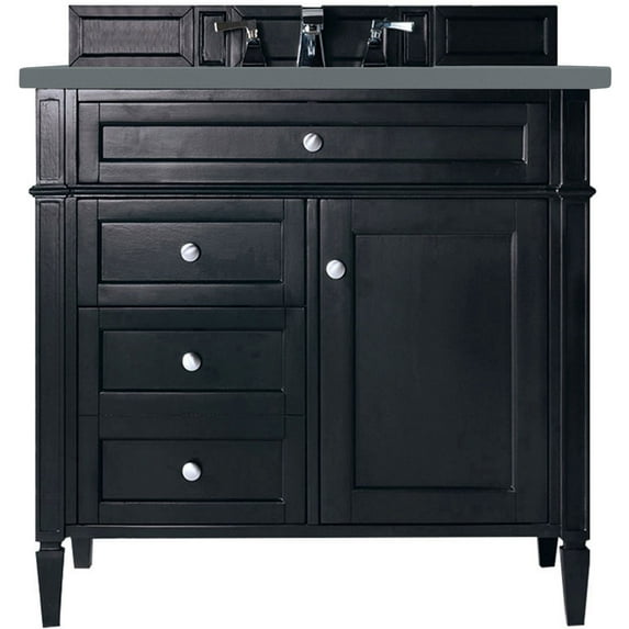 James Martin Vanities 650-V36-3Cbl Brittany 36" Free Standing Single Basin Hardwood Vanity