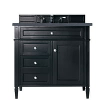 James Martin Vanities 650-V36-3Csp Brittany 36" Single Basin Poplar Wood Vanity Set -