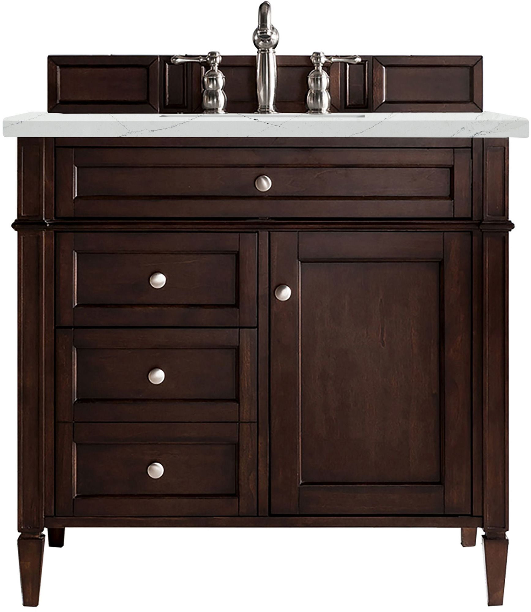 James Martin Vanities 650V363Enc Brittany 36" Single Basin Poplar