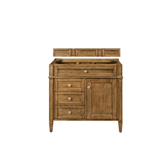 James Martin Vanities 650-V36 Brittany 36" Single Basin Poplar Wood Vanity Cabinet Only -