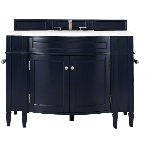 James Martin Vanities 650-V46r-Clw Brittany 46" Free Standing Single Basin Hardwood Vanity