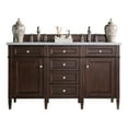 thumbnail image 1 of James Martin Vanities 650-V60D-2BLK Brittany 60" Free Standing Double Basin Vanity Set, 1 of 5