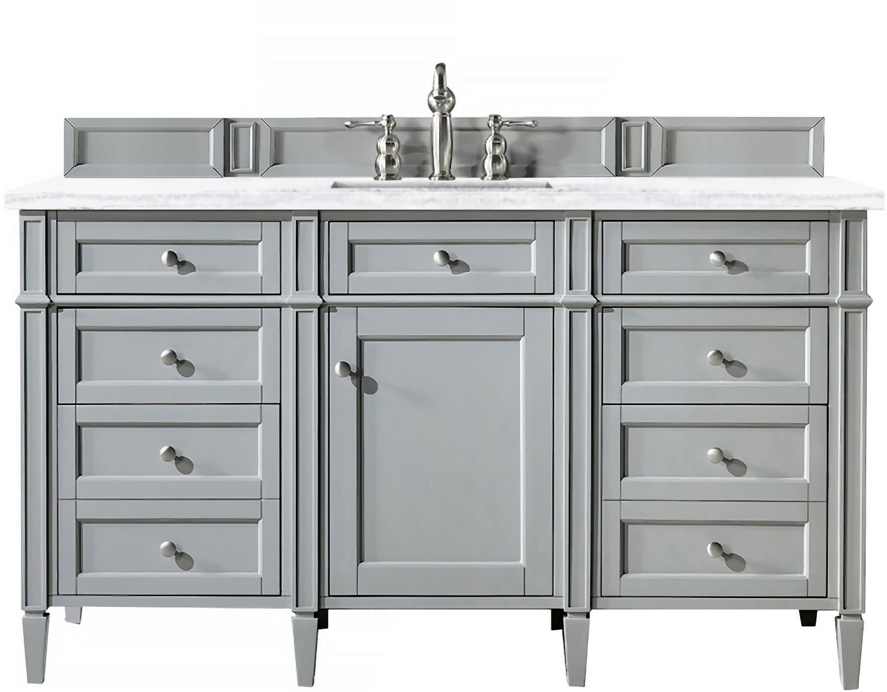 James Martin Vanities 650V60s3Af Brittany 60" Single Basin Poplar