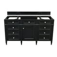 thumbnail image 1 of James Martin Vanities 650-V60S-BKO Brittany 60" Single Basin Poplar Wood Vanity Cabinet, 1 of 7