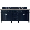 thumbnail image 1 of James Martin Vanities 650-V72-3Gex Brittany 72" Free Standing Double Basin Hardwood Vanity, 1 of 7