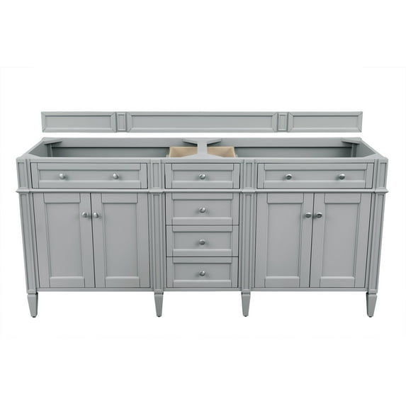 James Martin Vanities 650-V72 Brittany 72" Double Basin Poplar Wood Vanity Cabinet Only -