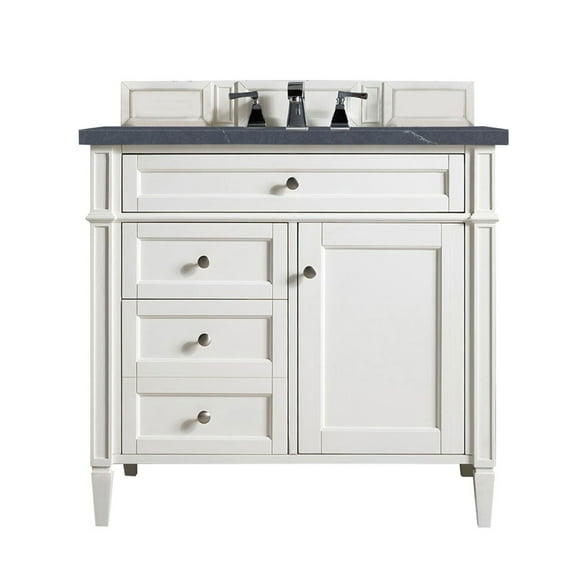 James Martin Vanities 655-V36-3Csp Brittany 36" Single Basin Poplar Wood Vanity Set -