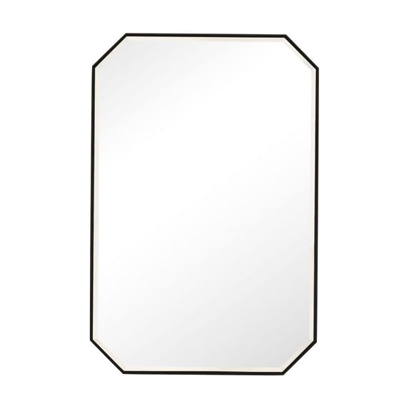 James Martin Vanities 715-MO24-MB Rohe 24"W X 36"H Geometric Beveled Frameless Wall