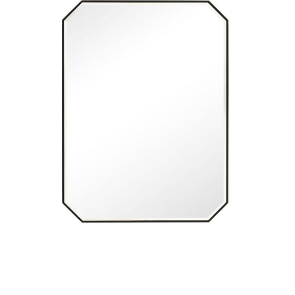 James Martin Vanities 715-MO30-MB Rohe 30" W X 40" H Rectangular Stainless Steel Framed