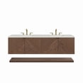 thumbnail image 1 of James Martin Vanities D200-V72-3Ldl Marcello 72" Double Basin Wood Vanity Set - Chestnut, 1 of 2